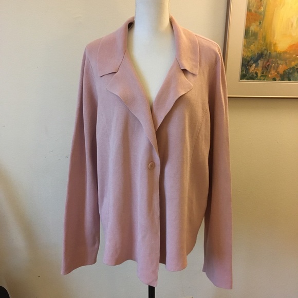 Eileen Fisher Sweaters - Eileen Fisher Silk Blend Pink Cardigan
